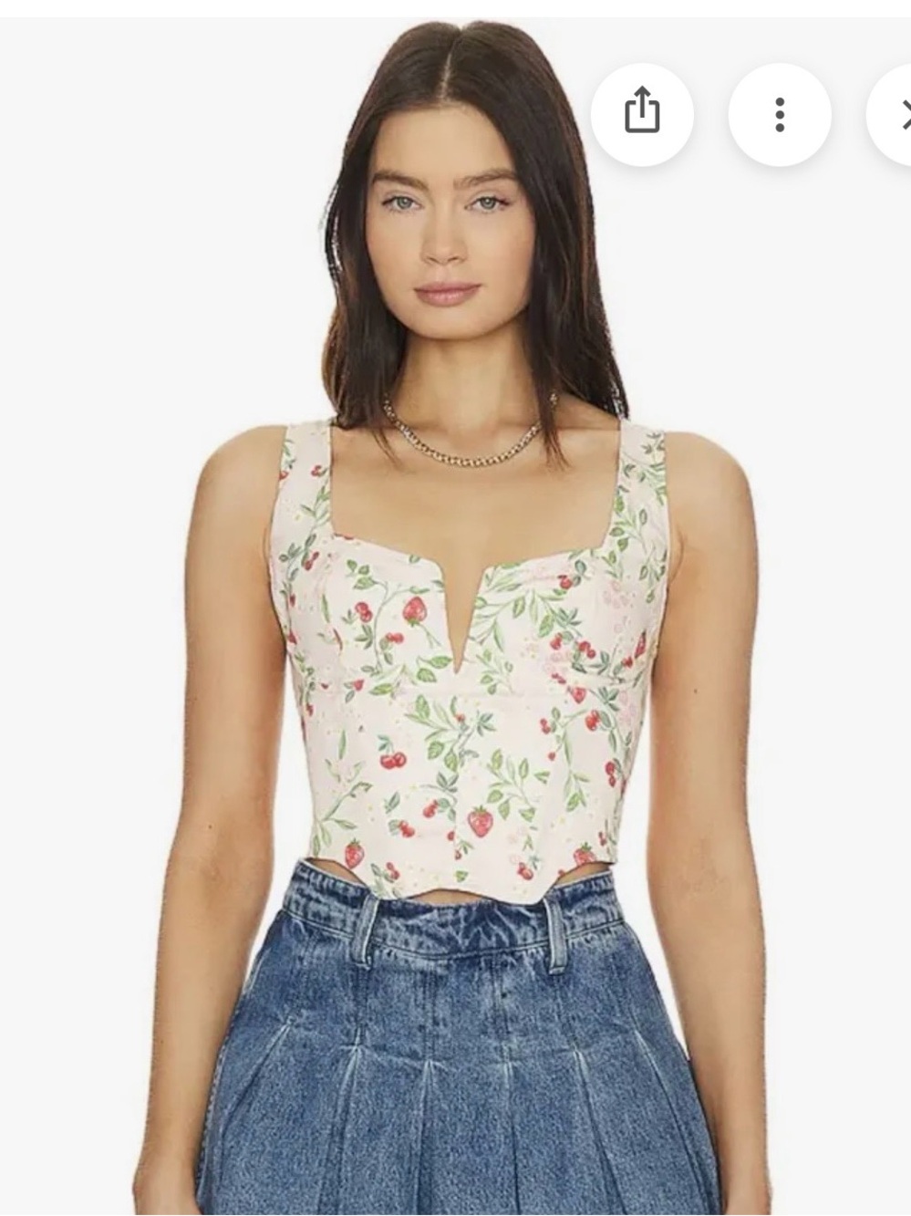 Resa Gigi Blush Pink Bustier In Cherie